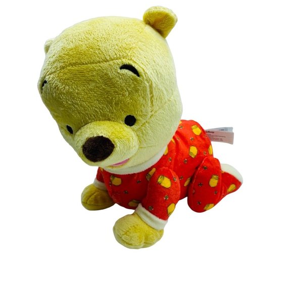 Disney Just Play Baby Winnie the Pooh Bear Plush Interactive Crawling Toy NWOT - Picture 1 of 5